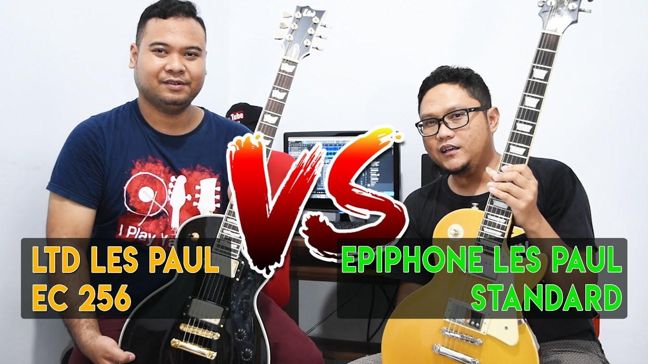 LTD LES PAUL EC 256 VS EPIPHONE LES PAUL STANDARD GOLD TOP