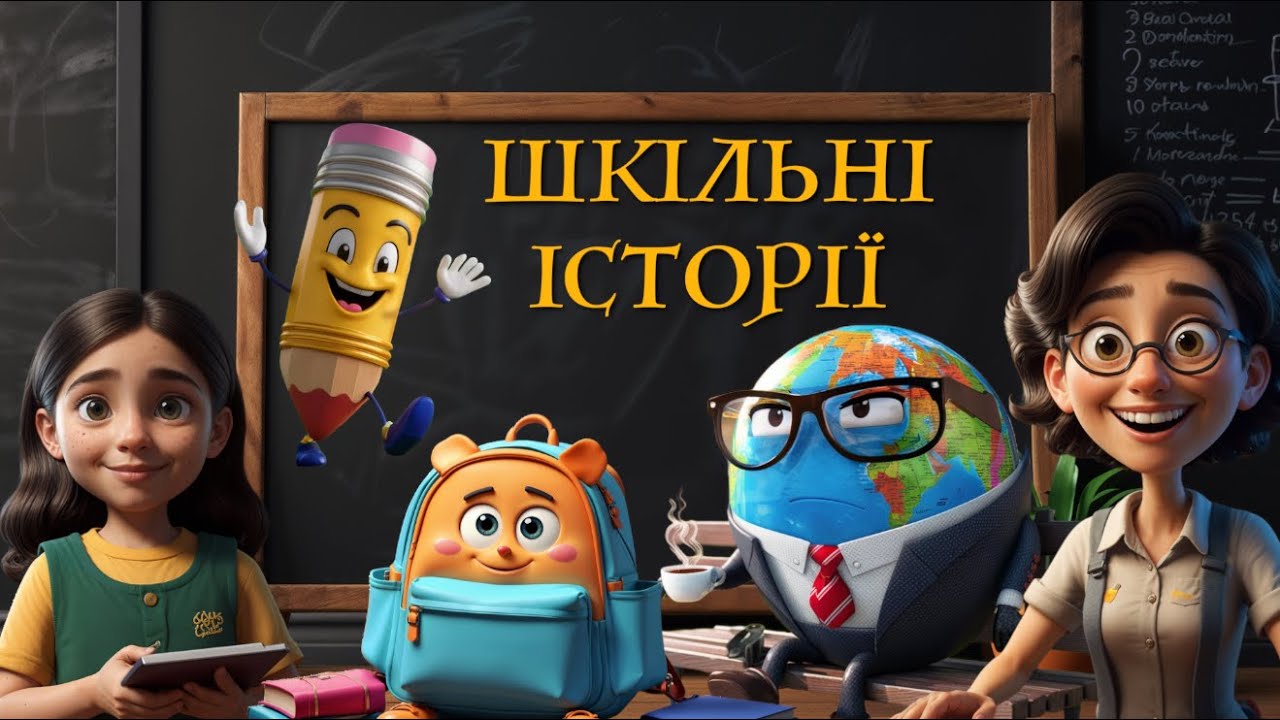 ШКІЛЬНІ ІСТОРІЇ / повчальні мультики для дітей українською мовою