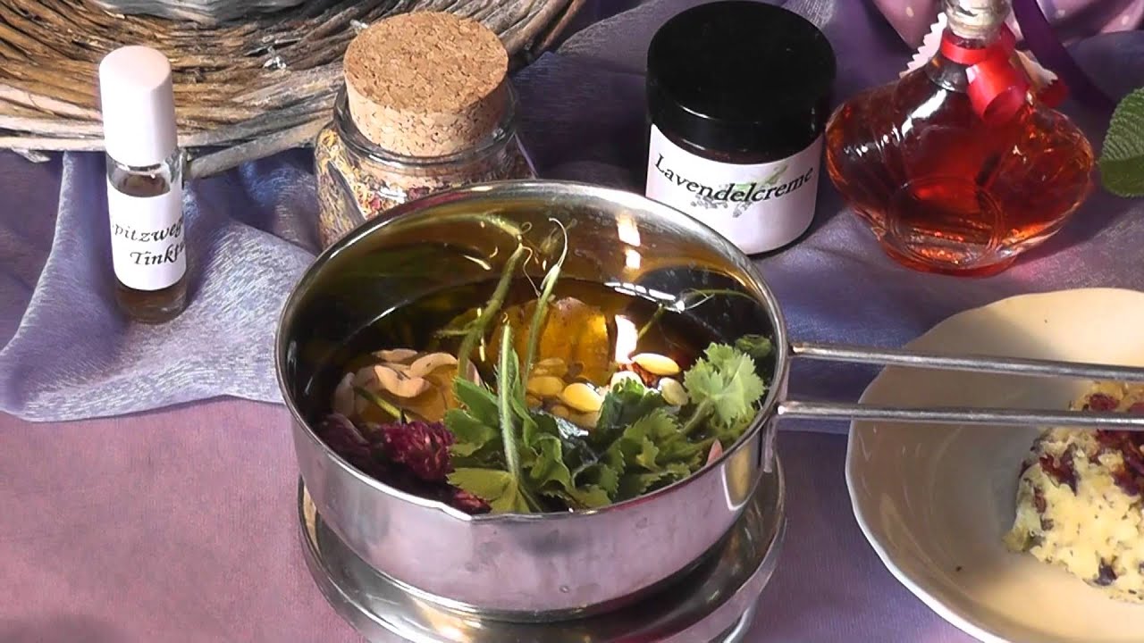 Salbe aus frischen Kr&auml;utern - selbst herstellen