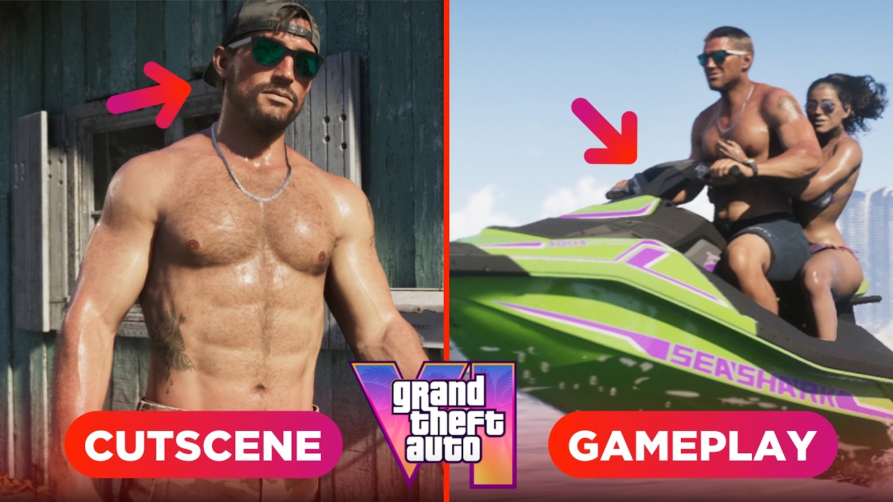 GTA 6: O que é GAMEPLAY e o que é CUTSCENE no TRAILER 2?