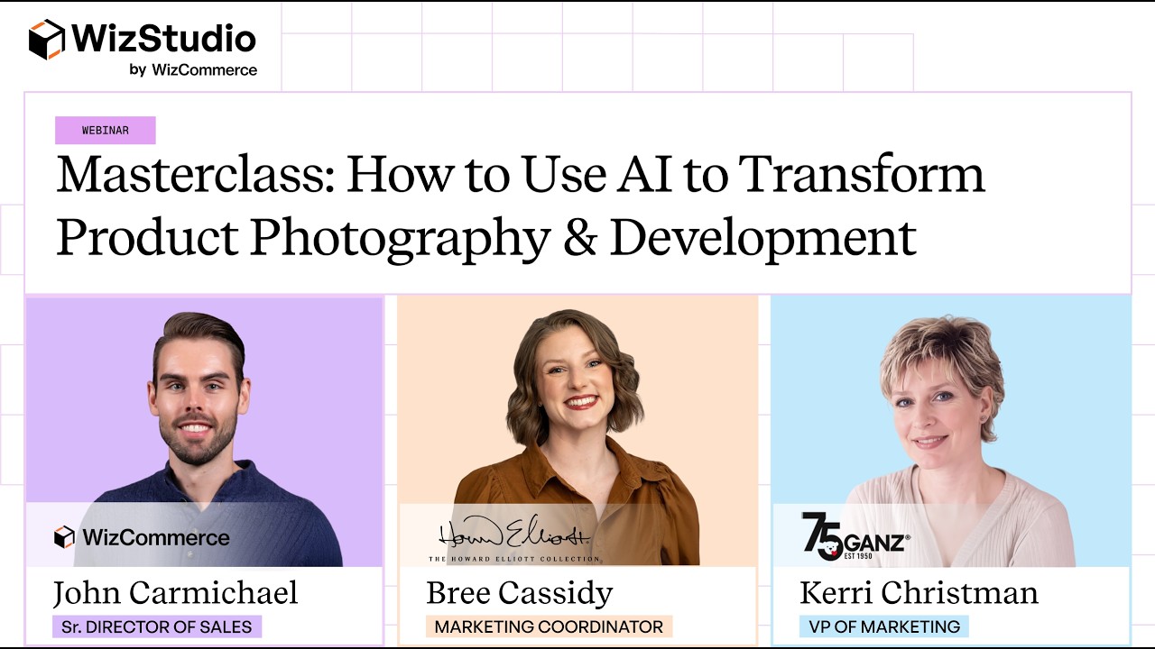 [Masterclass] How to Use AI to Transform Product Photography & Development