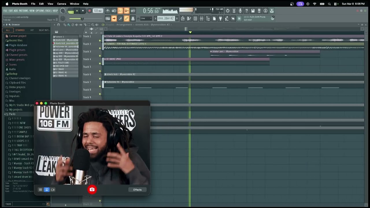 j cole la leakers flip
