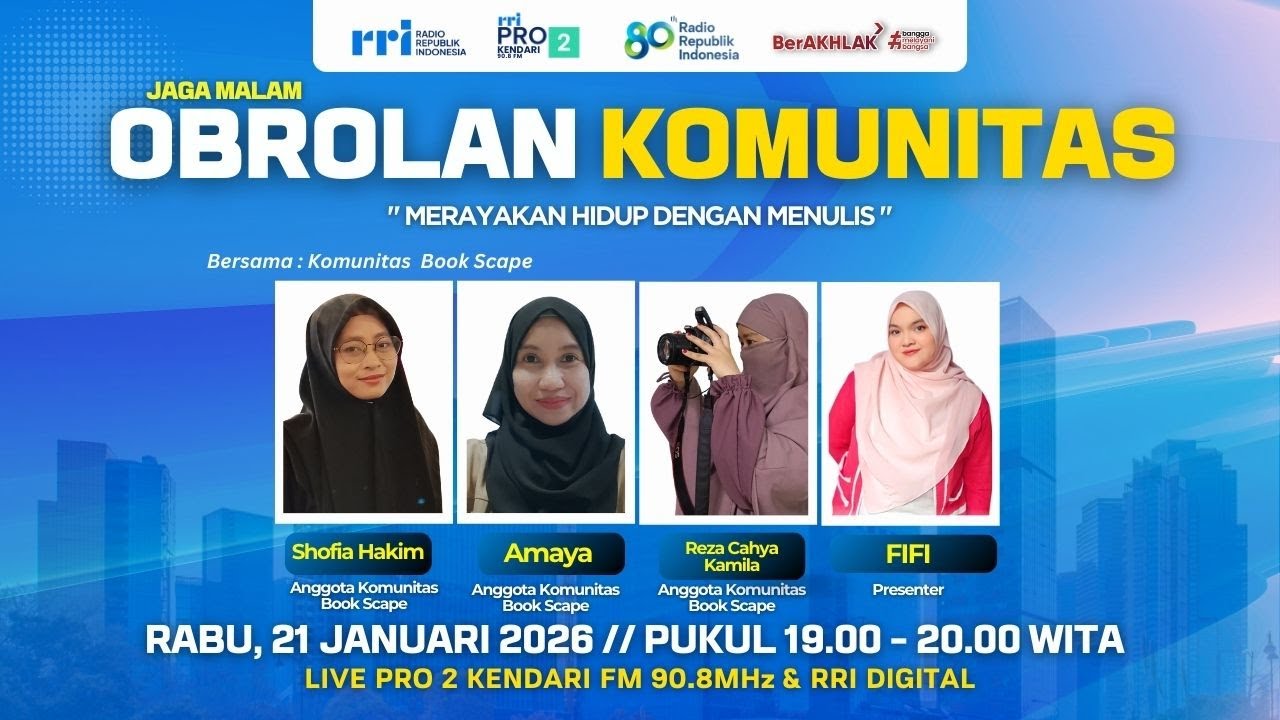 LIVE PRO 2 KENDARI - OBROLAN KOMUNITAS (RABU, 21 JANUARI 2026)