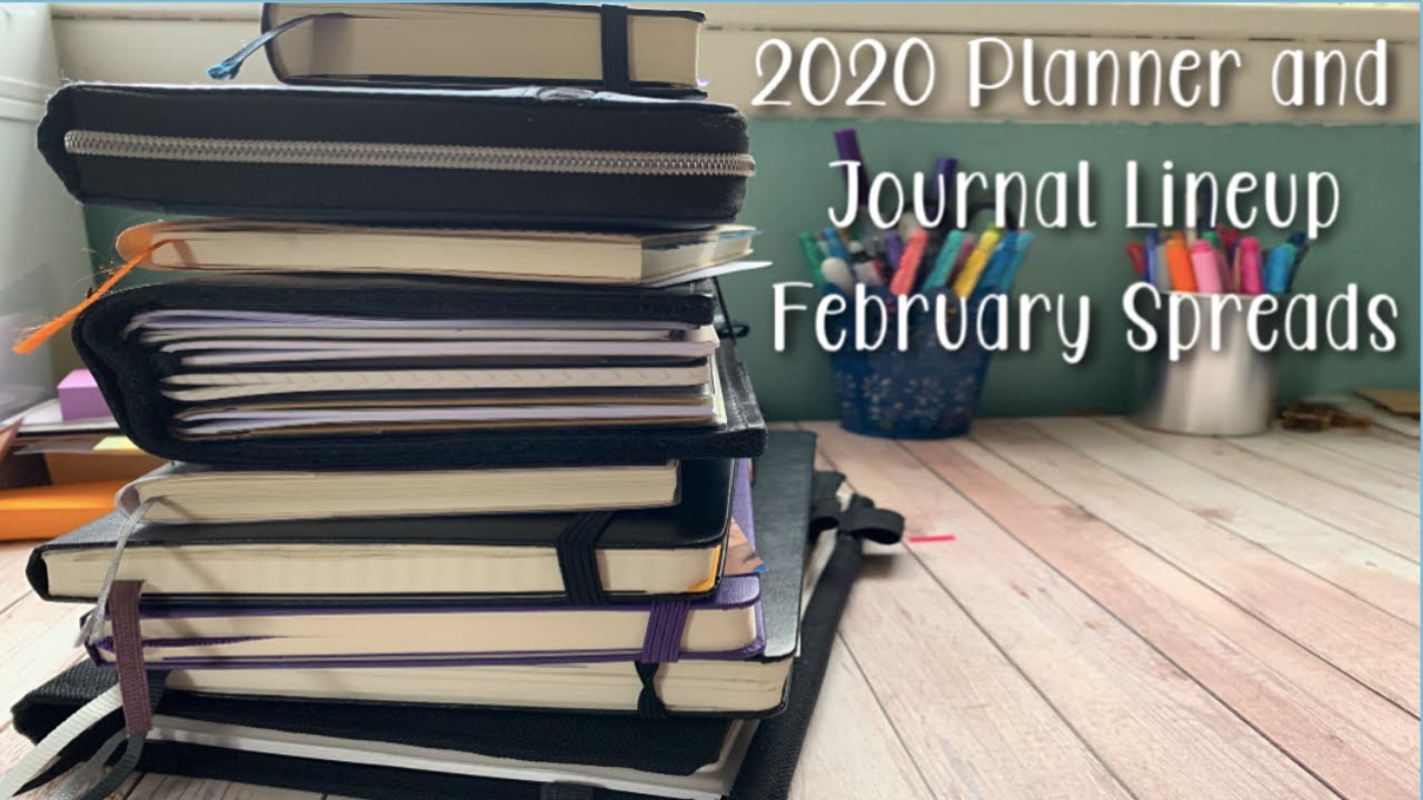 2020 Planner and Journal Lineup | February Monthly Spreads