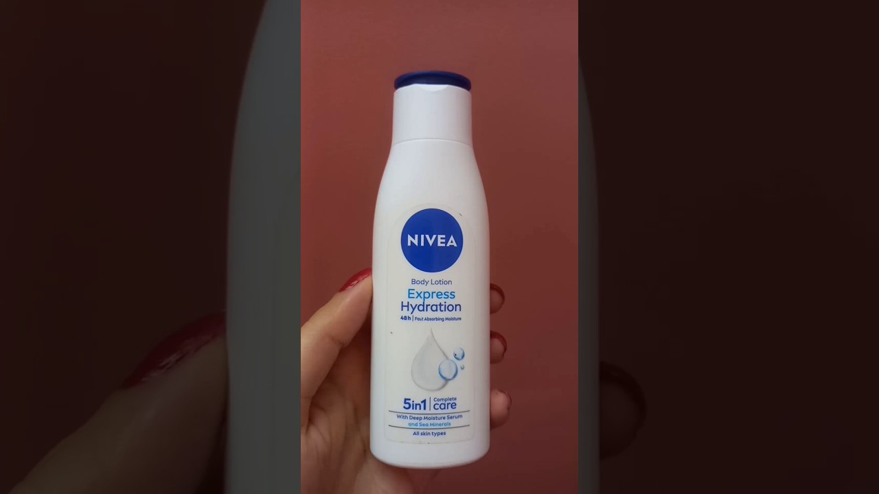 Nivea express hydration 5 in 1 with deep moisture serum and sea minerals body lotion #nivea