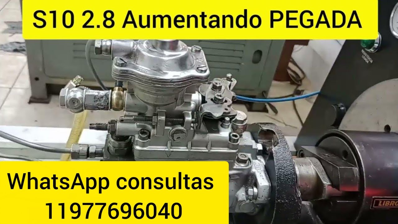 S10 2.8, AUMENTANDO a PEGADA pelo avanço da bomba injetora