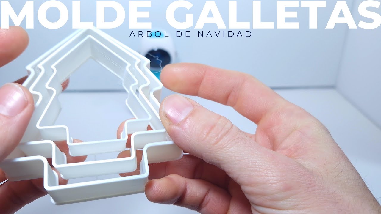 Molde galletas árbol de navidad impreso en 3D | ENDER 3 V3 KE | - |DISEÑADO EN FUSION 360 |