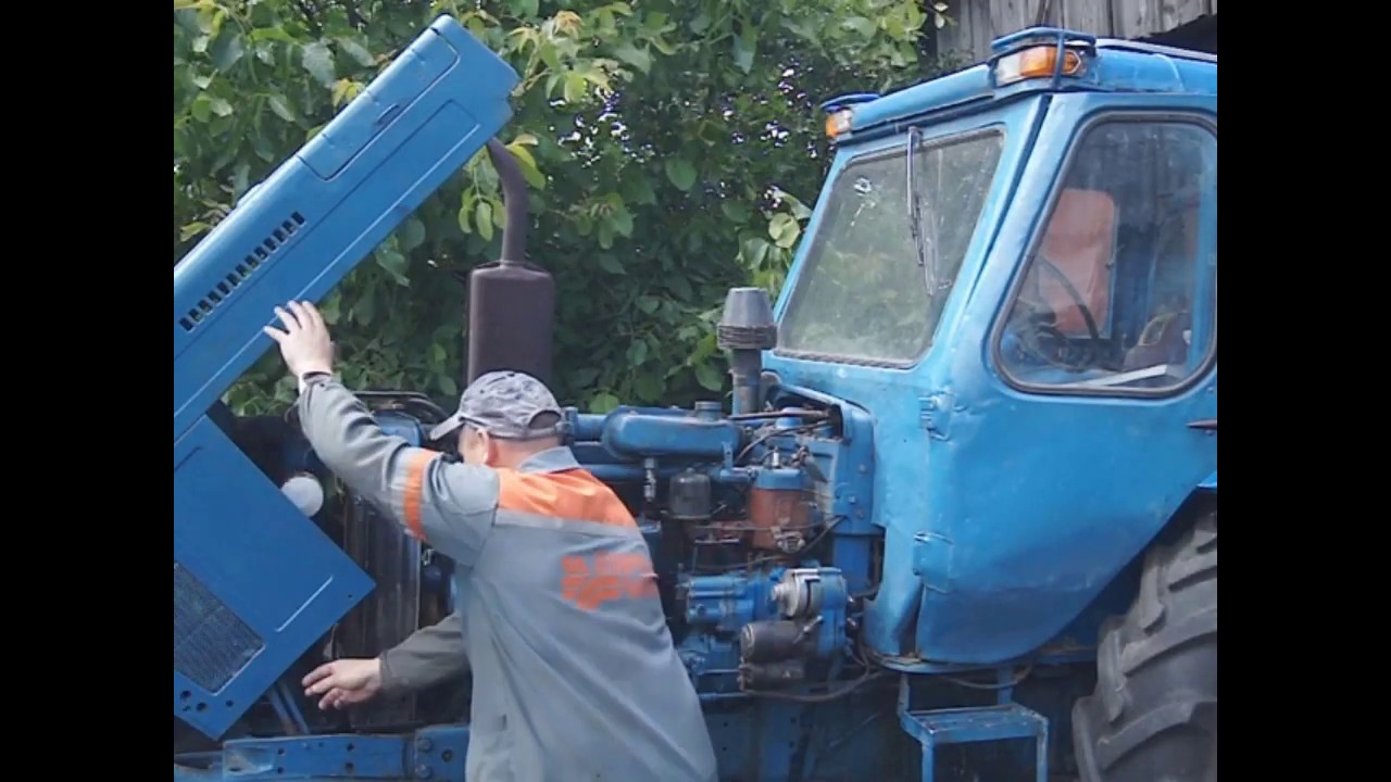 Замена поршневой группы трактора МТЗ 52. Двигатель  Д240.