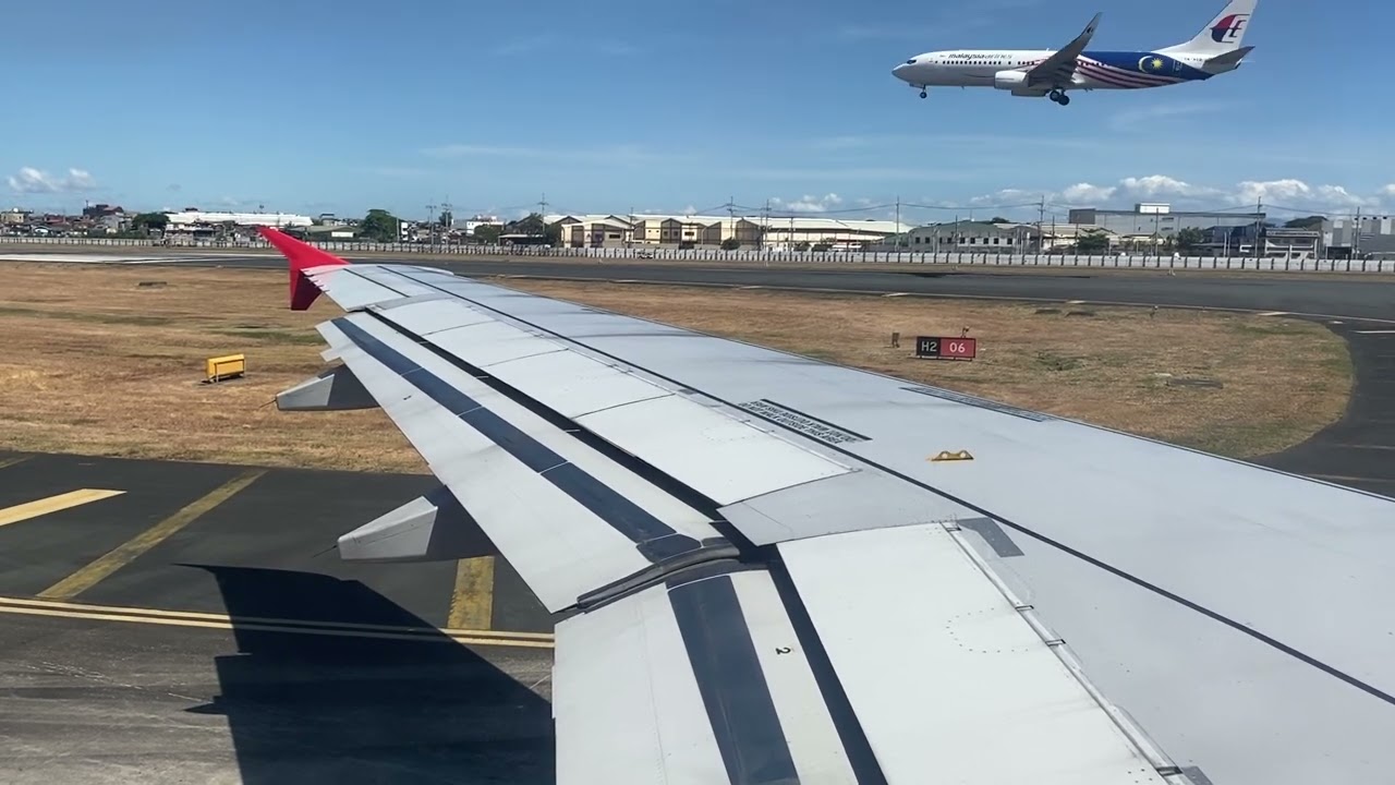 DEPARTING MANILA | Philippines AirAsia Z2-223 Flight from Manila to Caticlan | RP-C8967