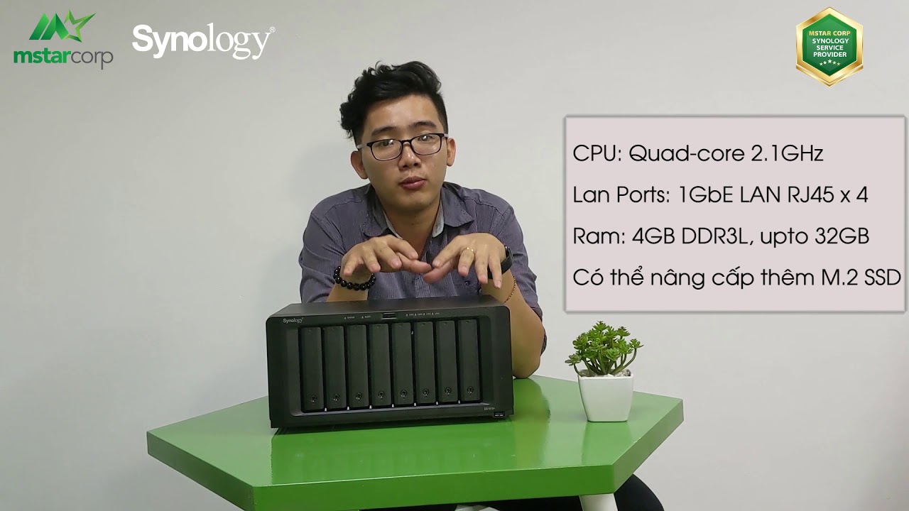 Review nhanh NAS Synology DS1819+ | Mstar Corp