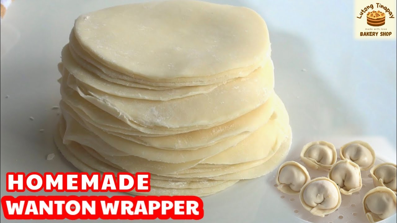 HOMEMADE WANTON, SIOMAI, DUMPLING WRAPPER RECIPE