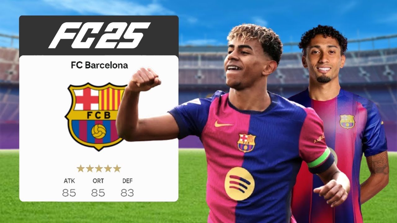LUİS ENRİQUE’NİN ŞAMPİYON KADROSUNU YENİDEN YARATTIK! 🏆 FC 25 BARCELONA REBUİLD