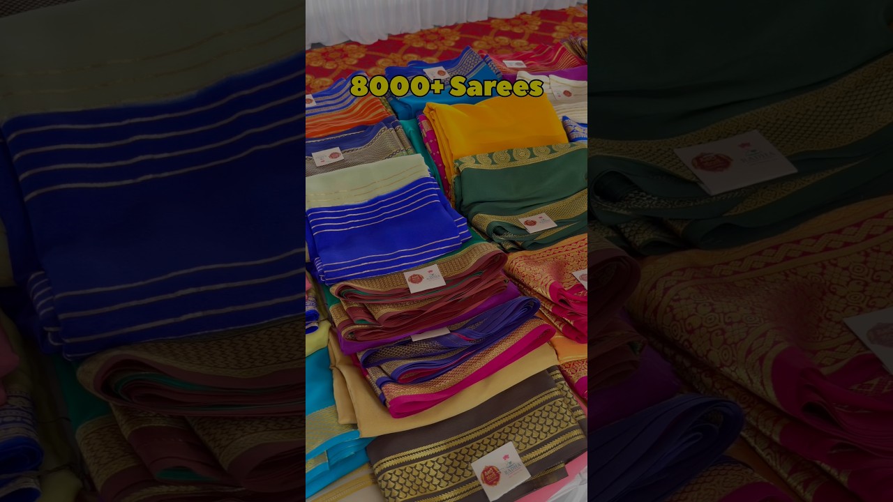 ‼️KARNATAKA&rsquo;S BIGGEST SEERE SANTE‼️ #saree #ytshorts