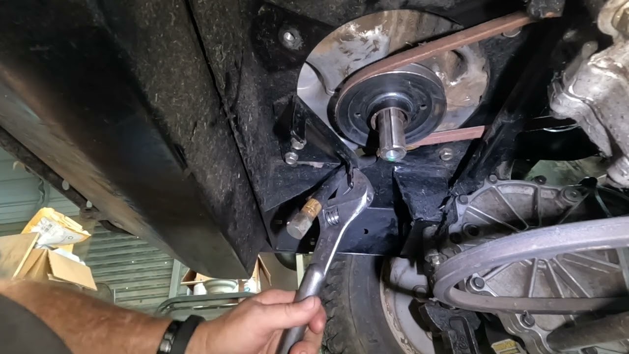Hydro Belt, Belt Tensioner Spring & Support Bolt Broke On ZT52 Gravely.