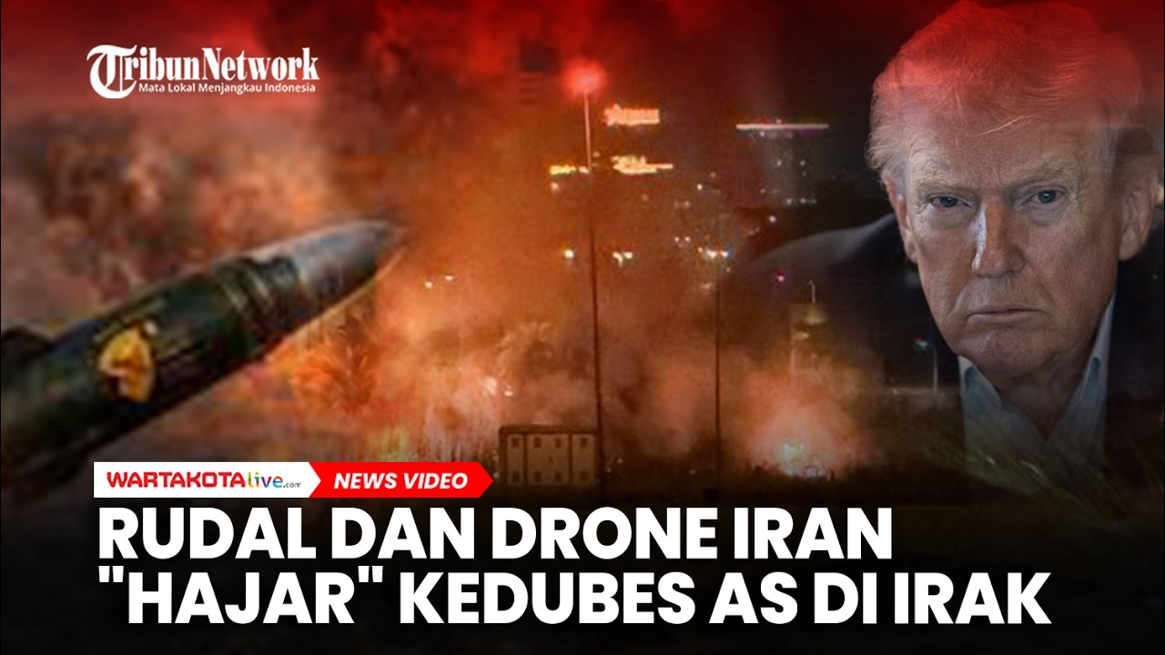 Rekaman Video Amatir Rudal dan Drone Iran 