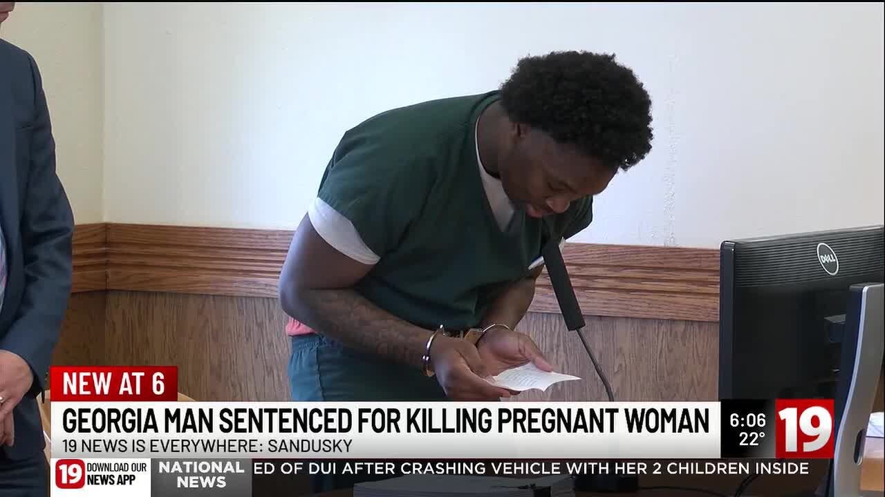 Georgia man gets 2 life sentences for killing pregnant Sandusky woman