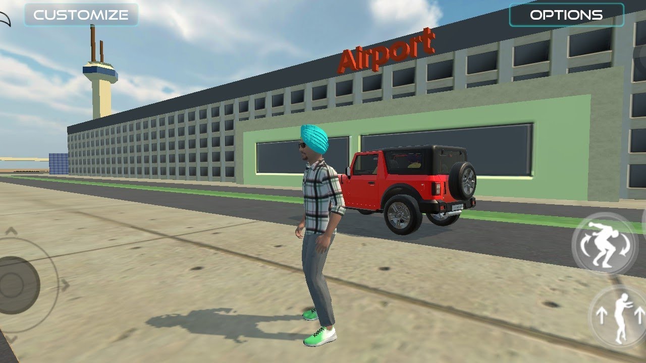  Aaj airport or railway station jaana hai /Thar/Train/ Indian vehicles simulator game