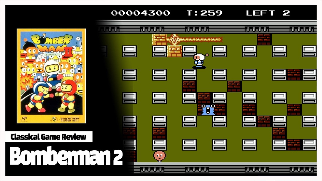 [고전게임탐방] 봄버맨2(Bomberman 2 / 1991년 / 허드슨 / 폭탄액션 / 패미컴)
