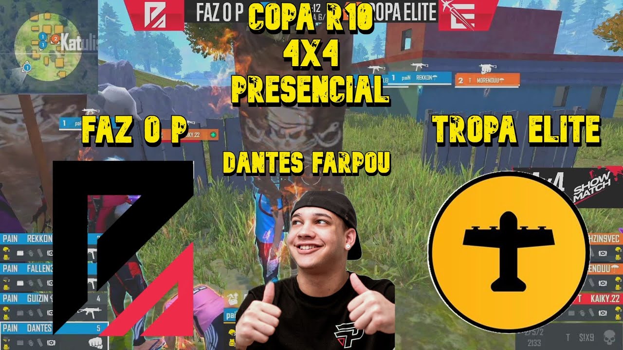 COPA R10 4X4 PRESENCIAL | FAZ O P VS TROPA ELITE - DANTES FARPOU DEMAIS 🔥🔥🔥