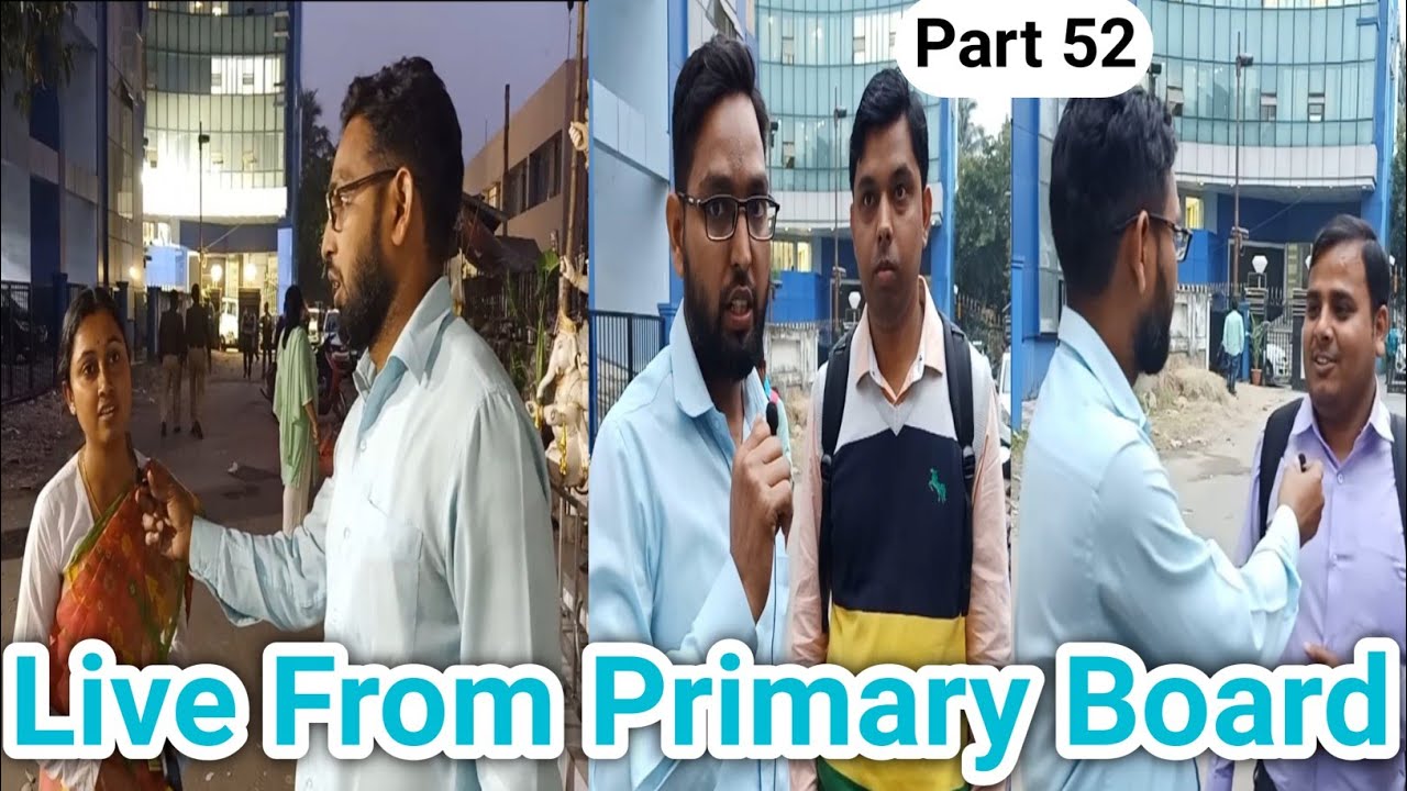 Live Interview From Primary Board Office-2022| WB Primary Teacher Interview-2014,2017 & 2022|Part-52