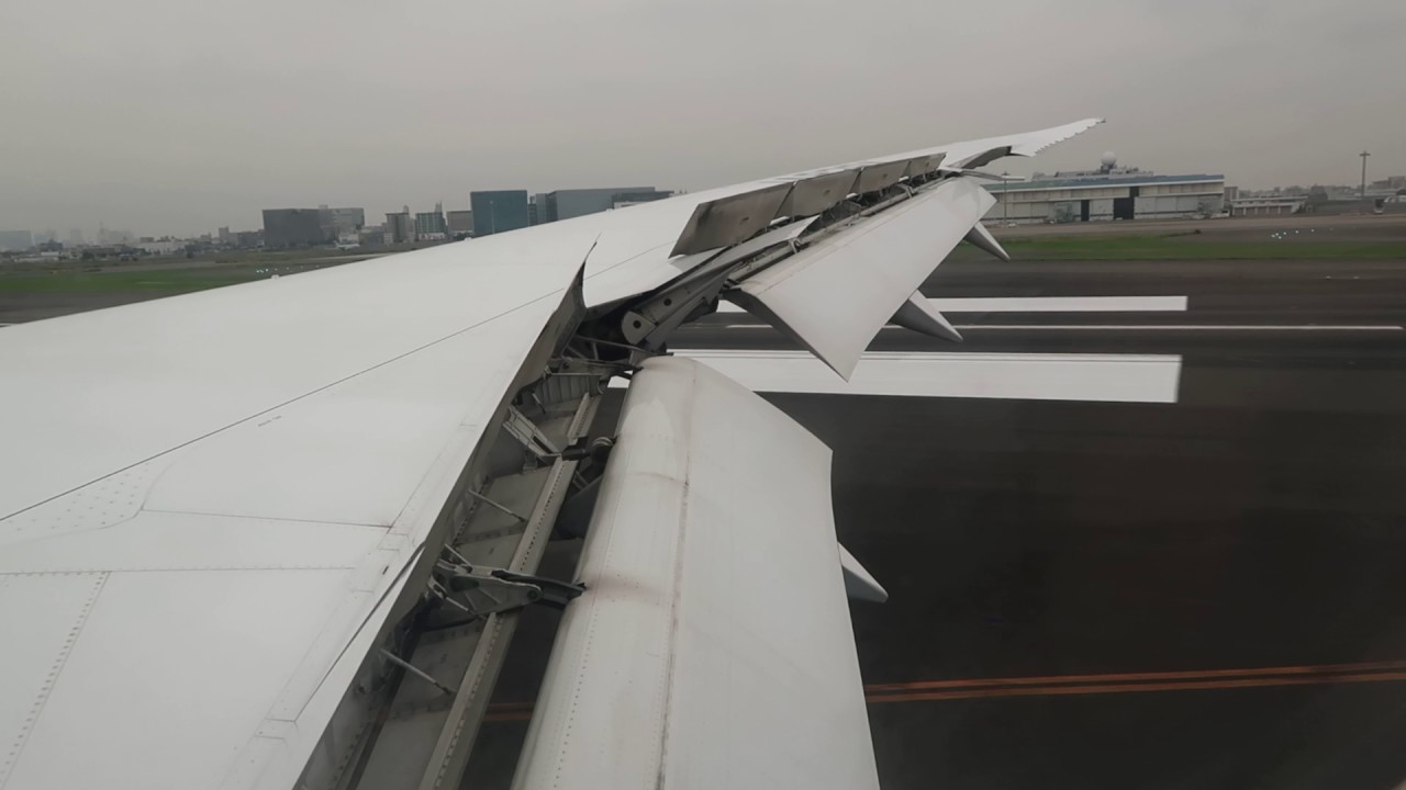 NH852 ANA 全日空東京羽田空港(HND)降落著陸 Tokyo International airport landing