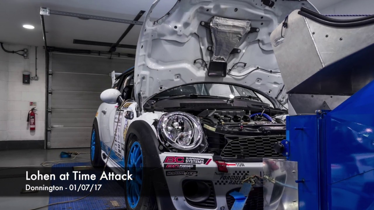 Lohen - 300BHP+ MINI Race Car With Flames - Time Attack Donnington Dyno Testing