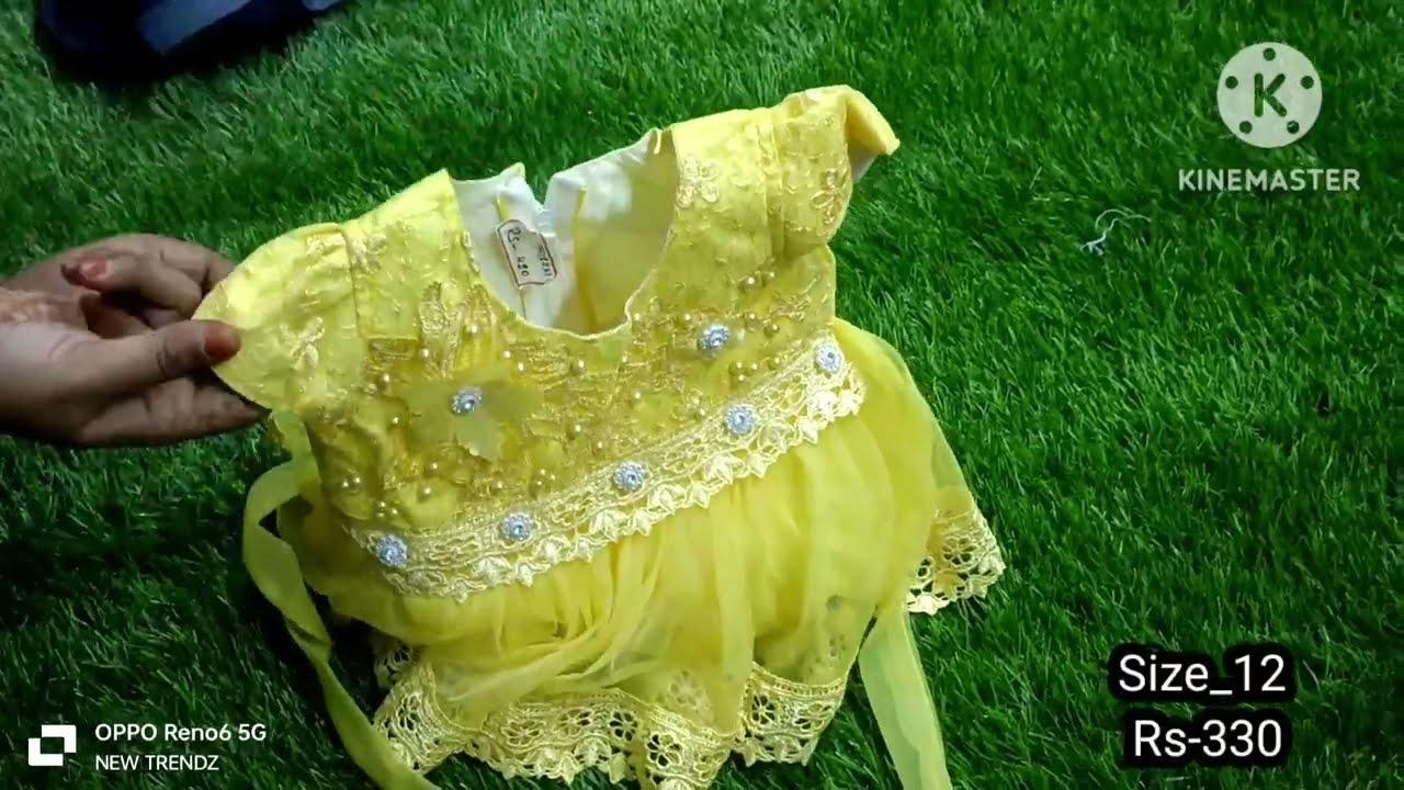 Just Born/kids Party wear Dress collection ✨🥰@New Trendz collection#justborn