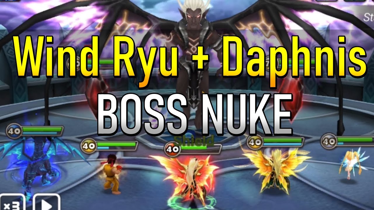Nuking TOAH Boss with Wind Ryu + Daphnis Combo | SUMMONS AFTER (Summoners War)