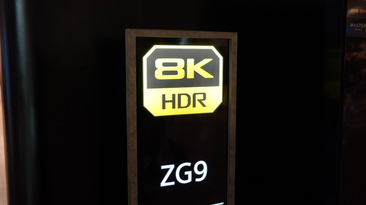 Sony ZG9 8K HDR