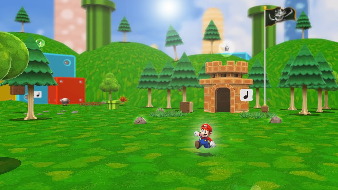 Mario Galaxy 2 custom level open world #3