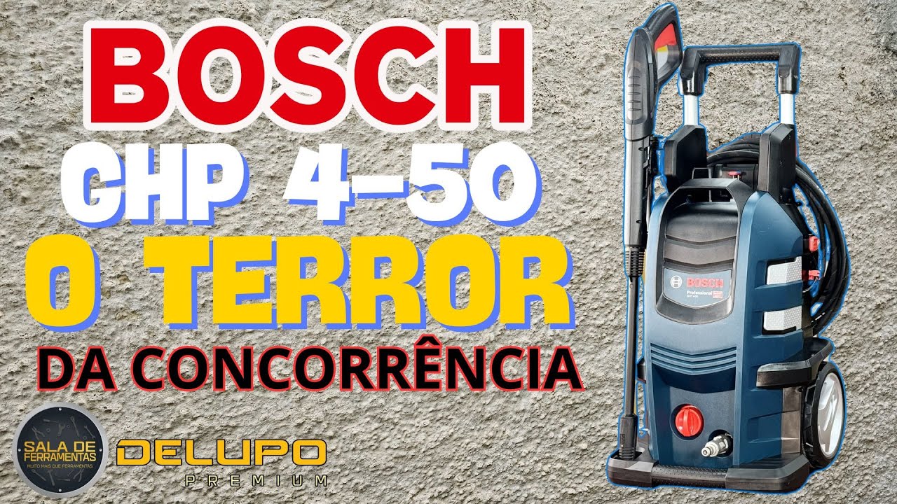 LAVADORA DE ALTA PRESSÃO BOSCH GHP 4-50  ATÉ 2600 PSI MOTOR 3HP VAI PERTURBAR A CONCORRÊNCIA #bosch