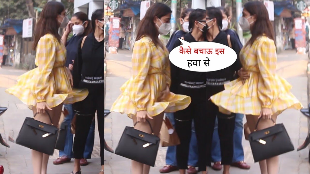 Tamanna Bhatia की सरेआम हवा से उडी ड्रेस, snapped after lunch with friend at Bandra