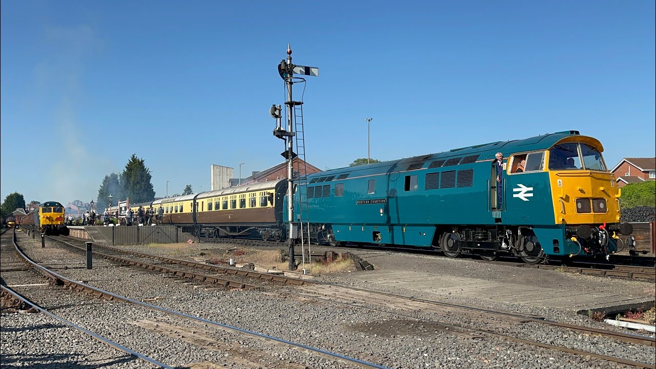 Severn Valley Railway spring diesel gala 2025 action at Kidderminster 17/5/25