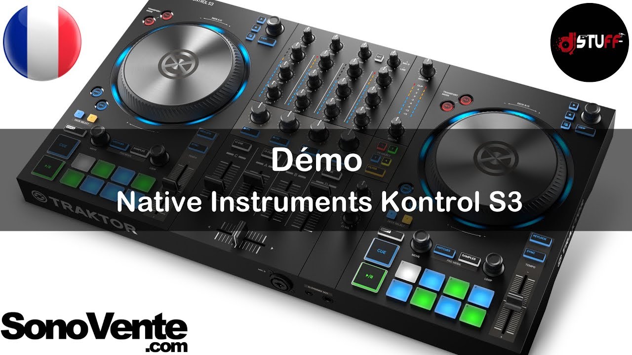 Native Instruments Kontrol S3 et Traktor Pro 3 🇫🇷 ( English version in the description )