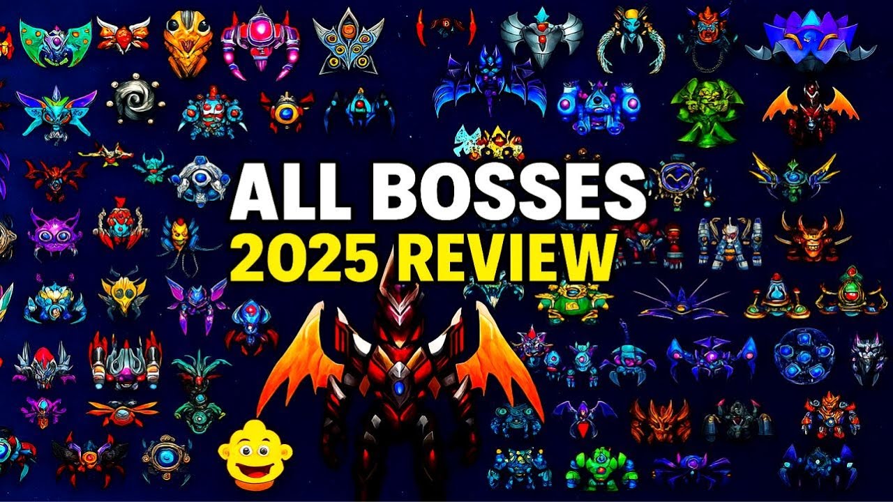 Galaxy Attack All Bosses Space Shooter 2025 Review | World Bosses