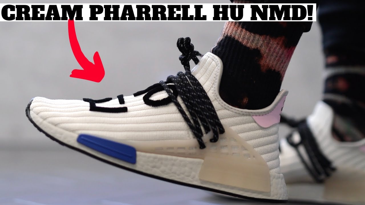 NEW CREAM adidas Pharrell HU NMD LTD REVIEW! + ON FEET!