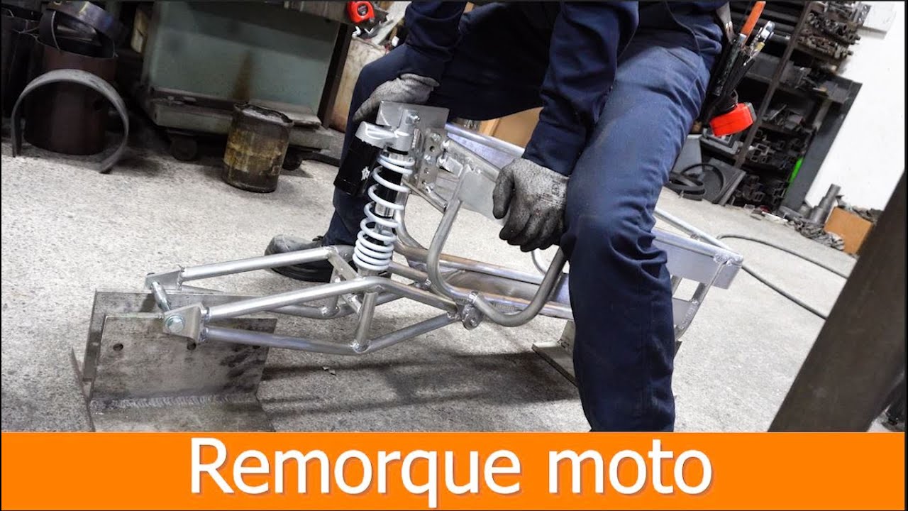 Remorque pour moto aventure en modification #3