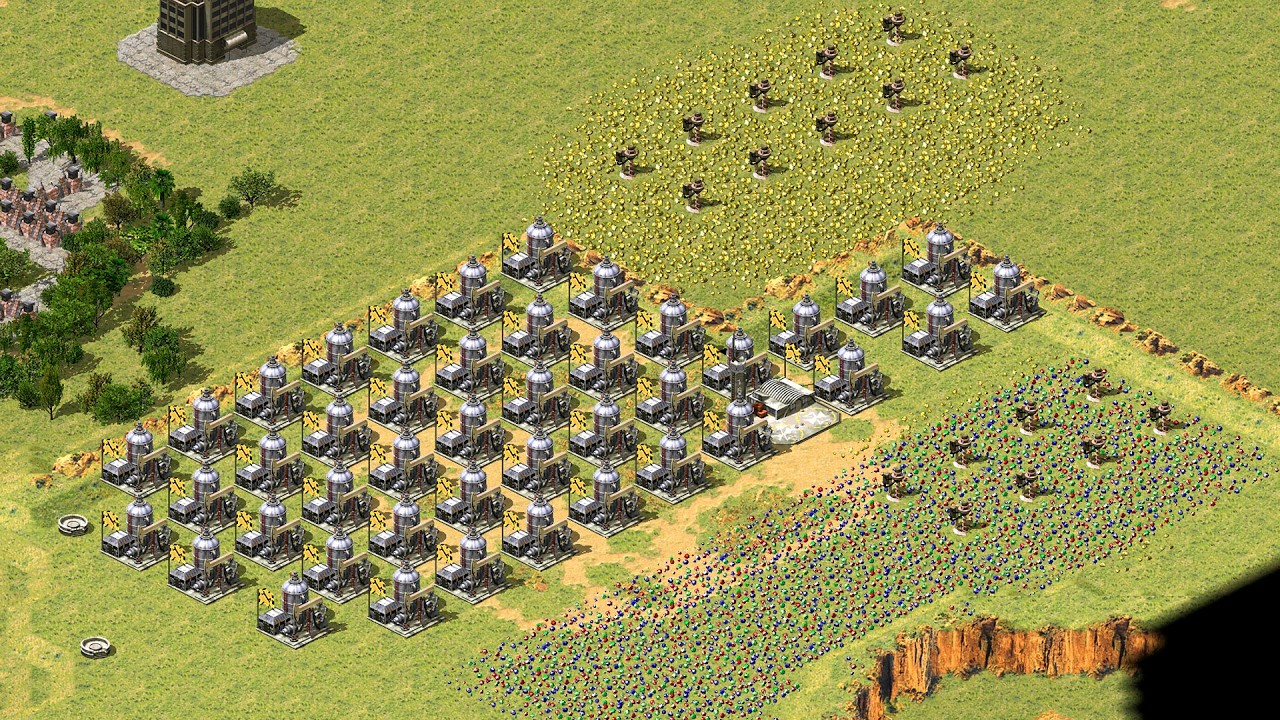 Yuri's Revenge Red Alert 2 Карта «Окруженные Зеленые Холмы» Сверхсложный уровень сложности ИИ