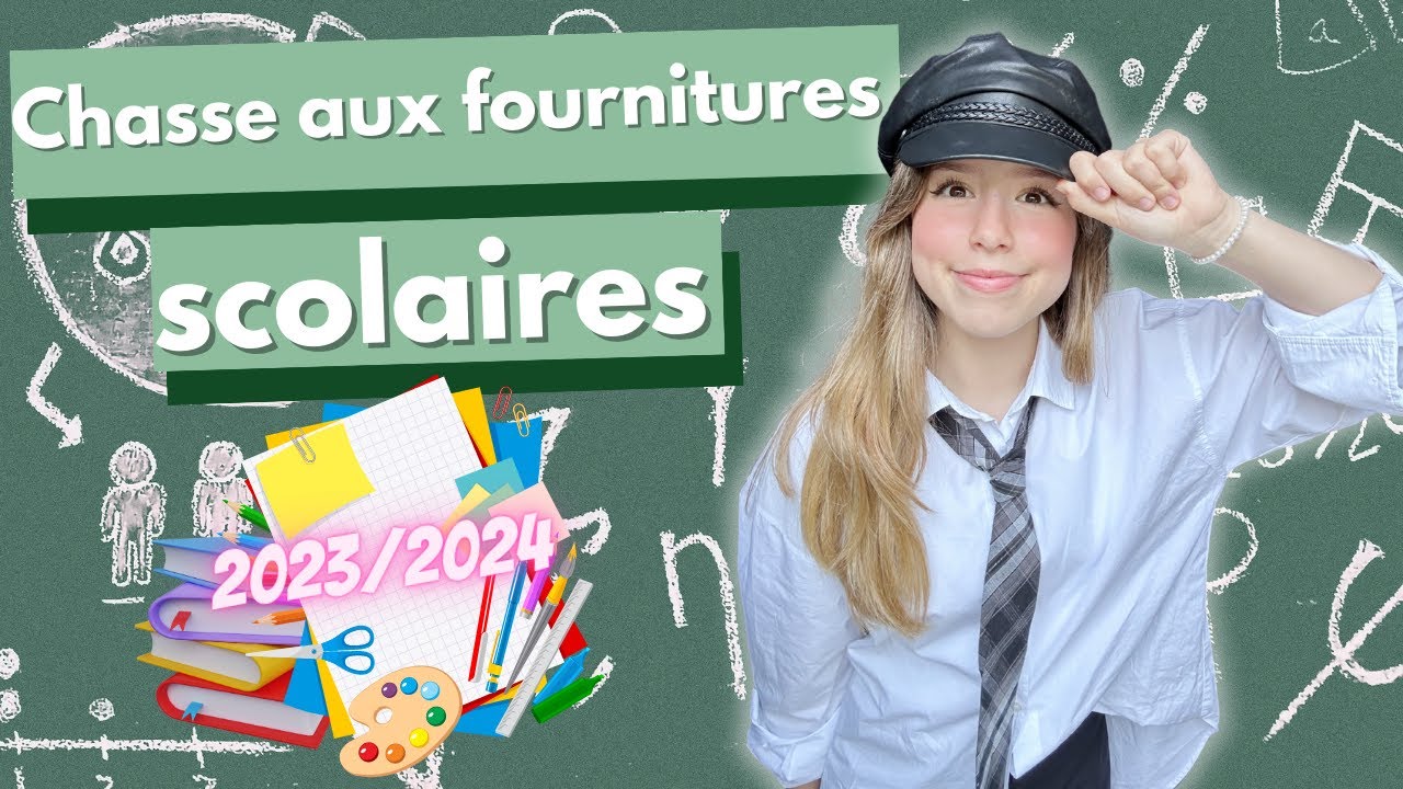 CHASSE AUX FOURNITURES SCOLAIRES 2023-2024 ! BACK TO SCHOOL ! La rentrée