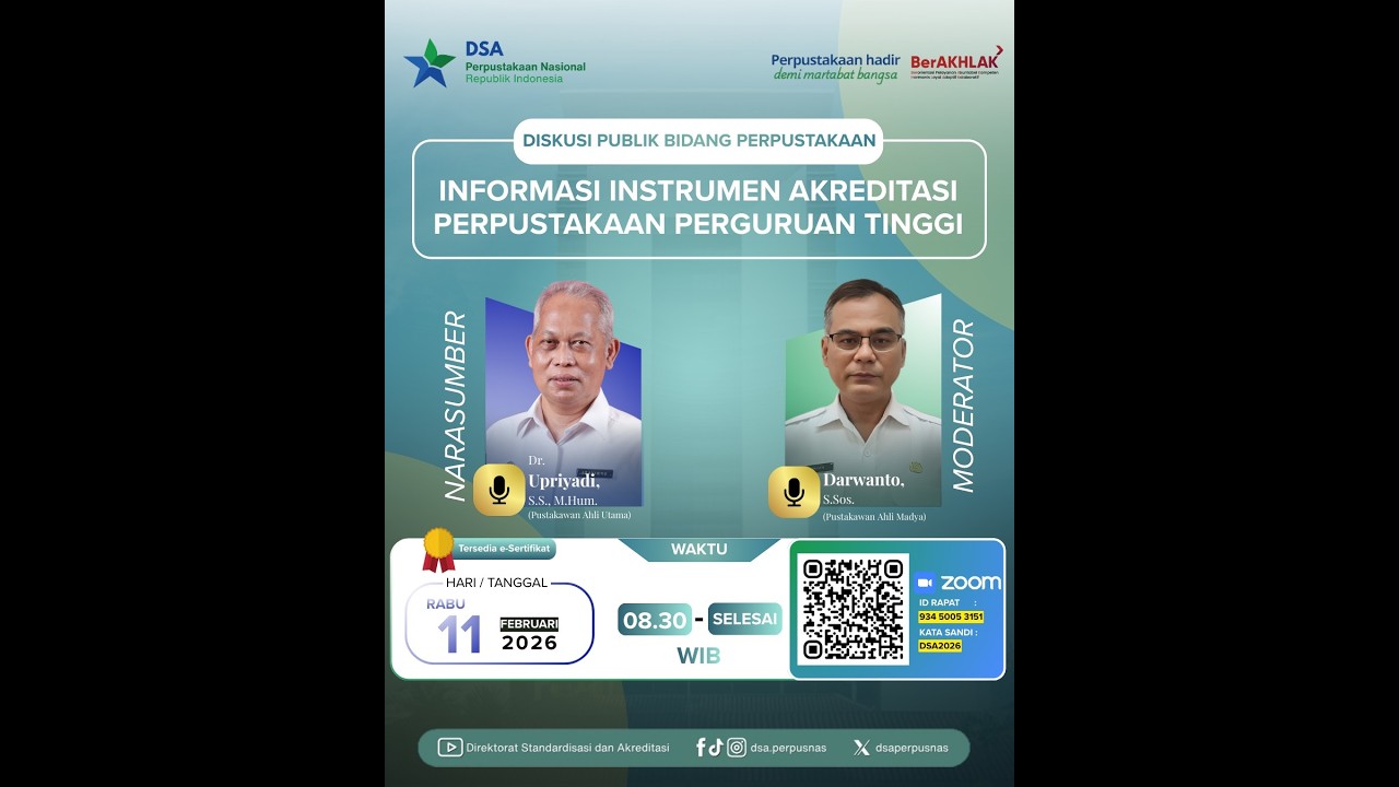Diskusi Publik Instrumen Akreditasi Perpustakaan Perguruan Tinggi