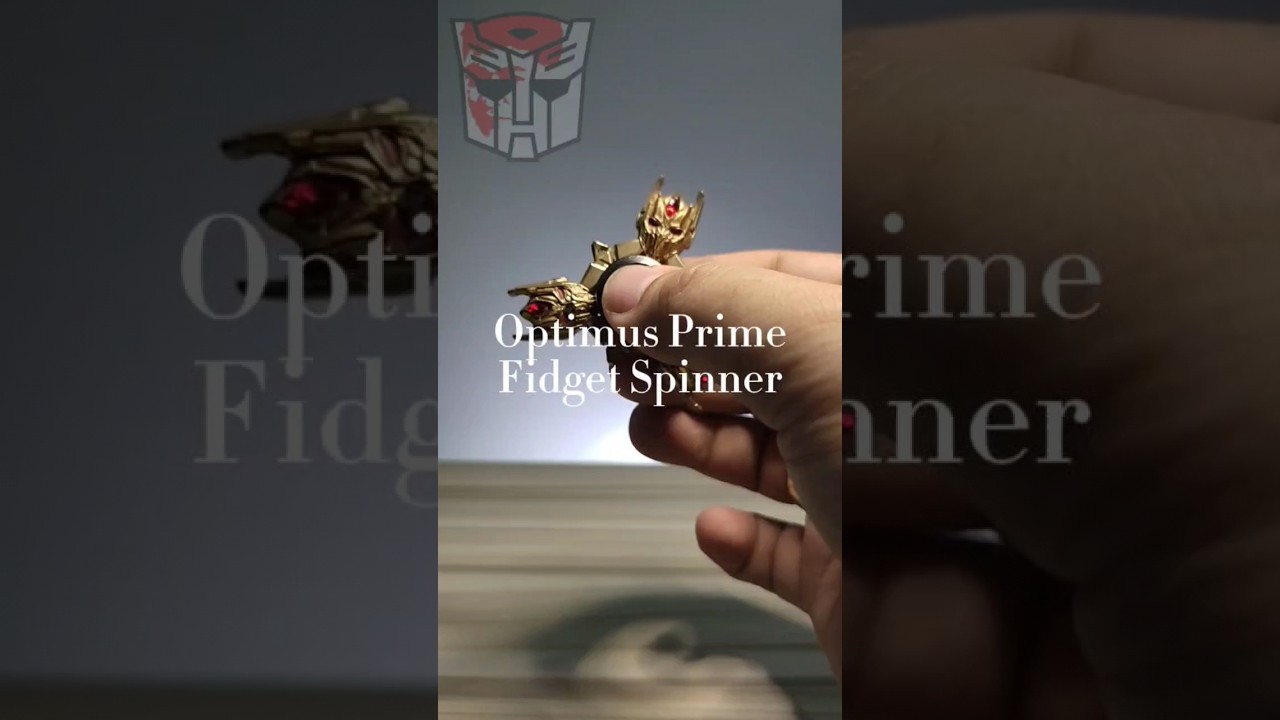 OPTIMUS PRIME FIDGET SPINNER 🤖🌀 #transformers #robots #toys #kenbotbot  #shorts