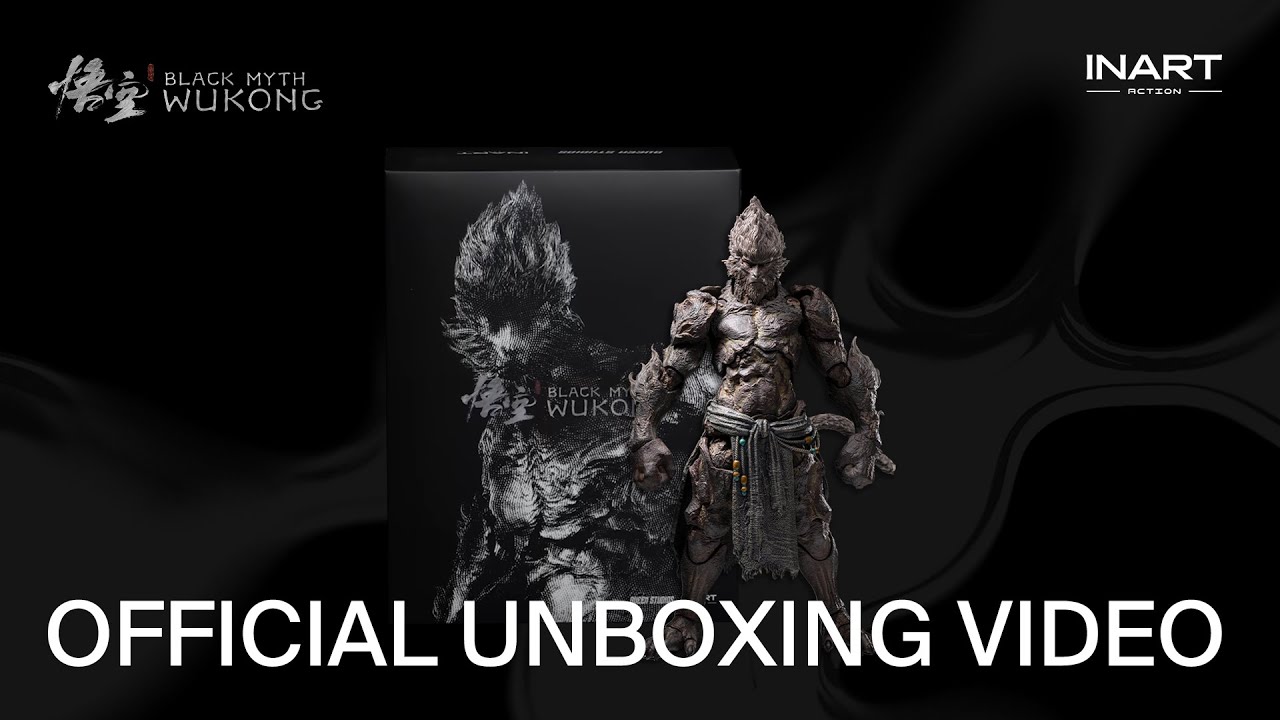 INART Black Myth: Wukong &ndash; Stone Monkey 1/12 Scale Action Figure Official Unboxing