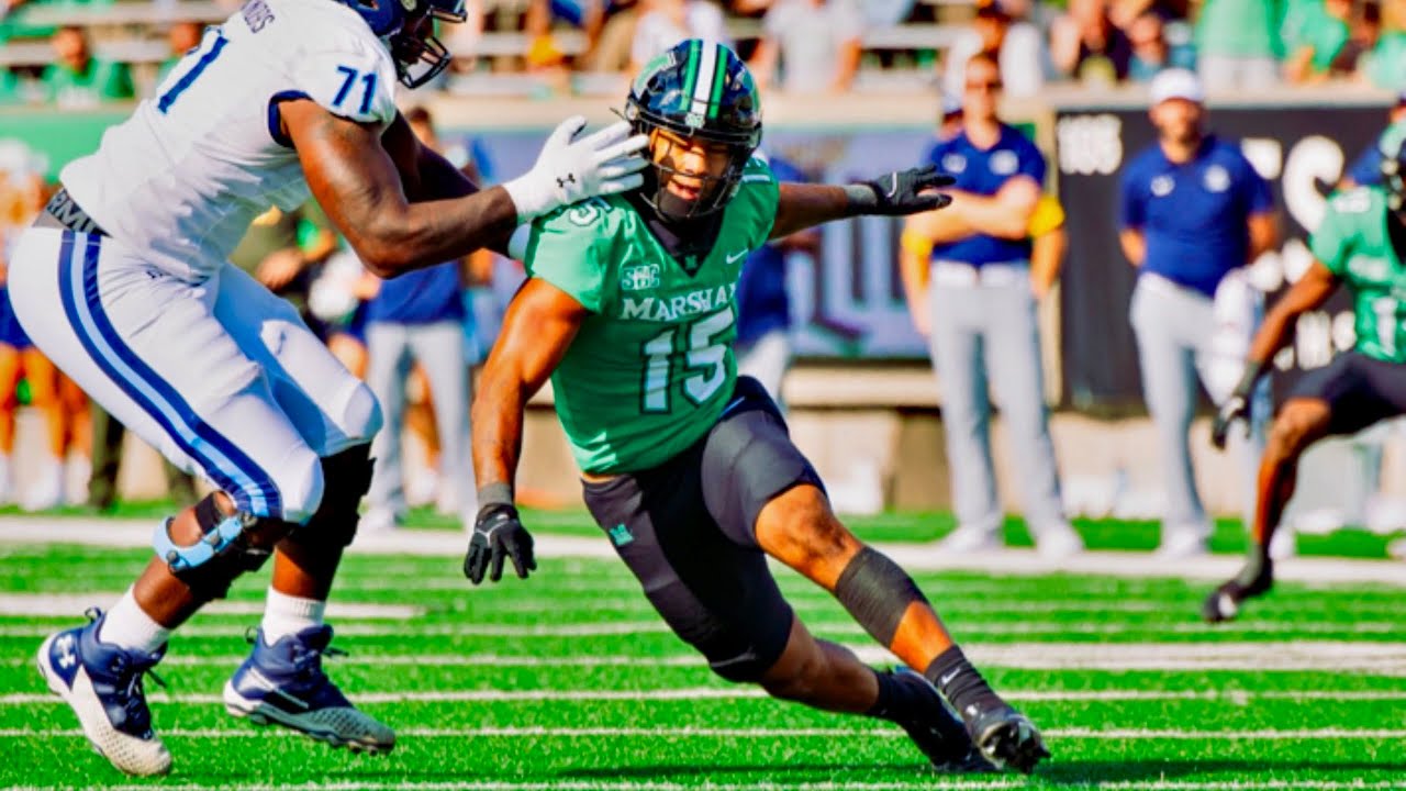 Mike Green 2024 Season College Football Highlights💥| Marshall EDGE | NFL Draft Film