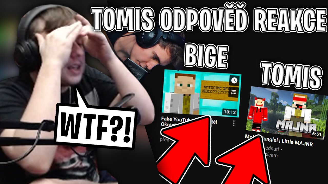 PŘÍŽIVNÍK MI OPLATIL REAKCI!!! DĚLÁ SI UŽ SRANDU?!? | MORRY REAGUJE na Tomise