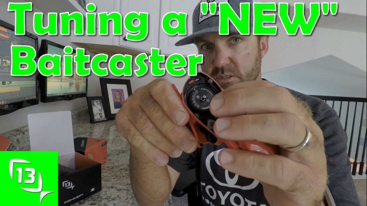 Как настроить новую рыболовную катушку Baitcaster 13