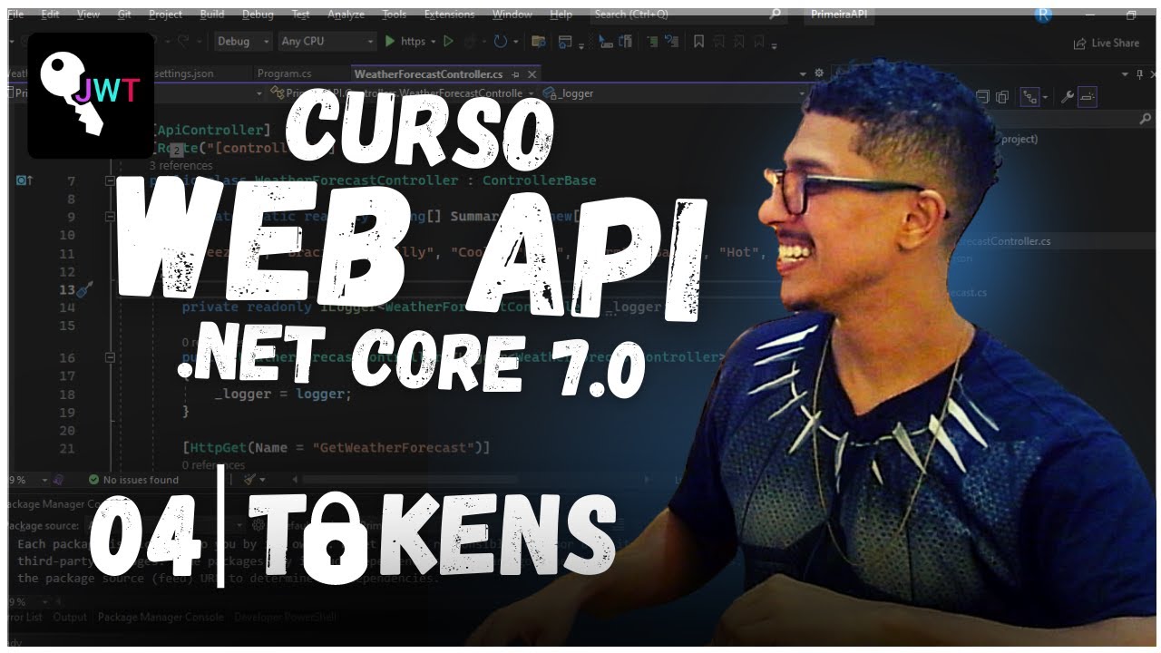 Web API C# | ASP.NET Core 7.0 | Aula 04 | Tokens | JWT