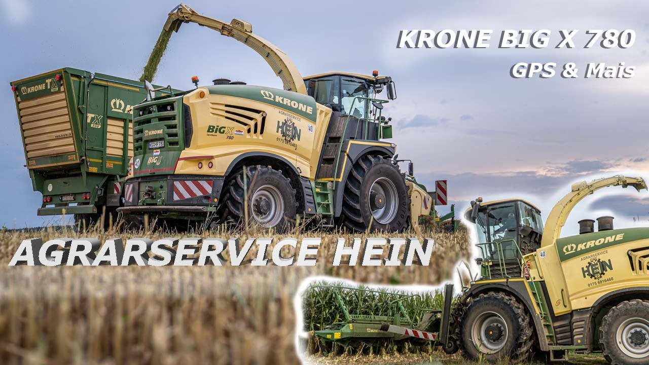 Krone BIG X 780 | GPS und Mais Häckseln | Land und Technik TV