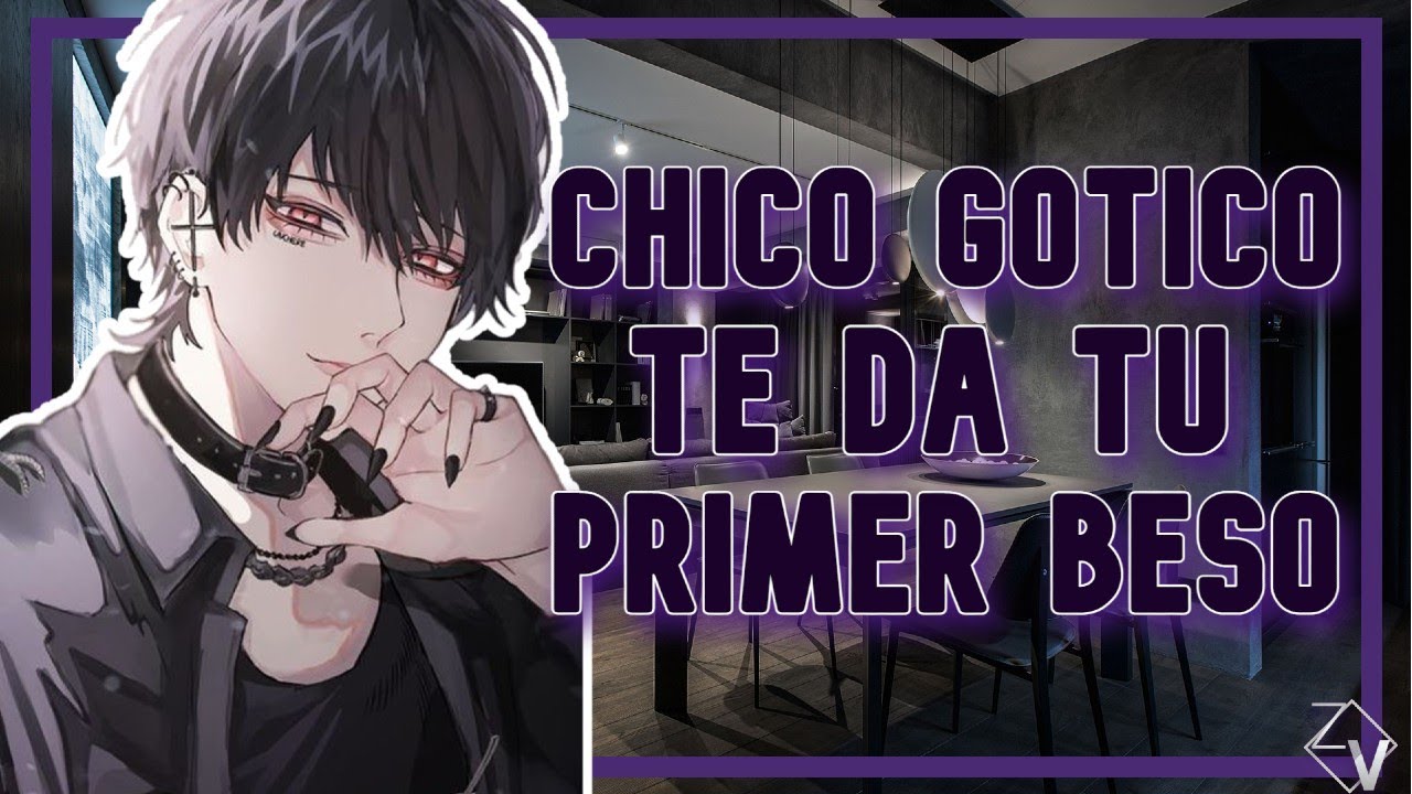 ASMR Roleplay +16 | 💜 Chico Gotico Dominante Te Enseña a Besar 💜