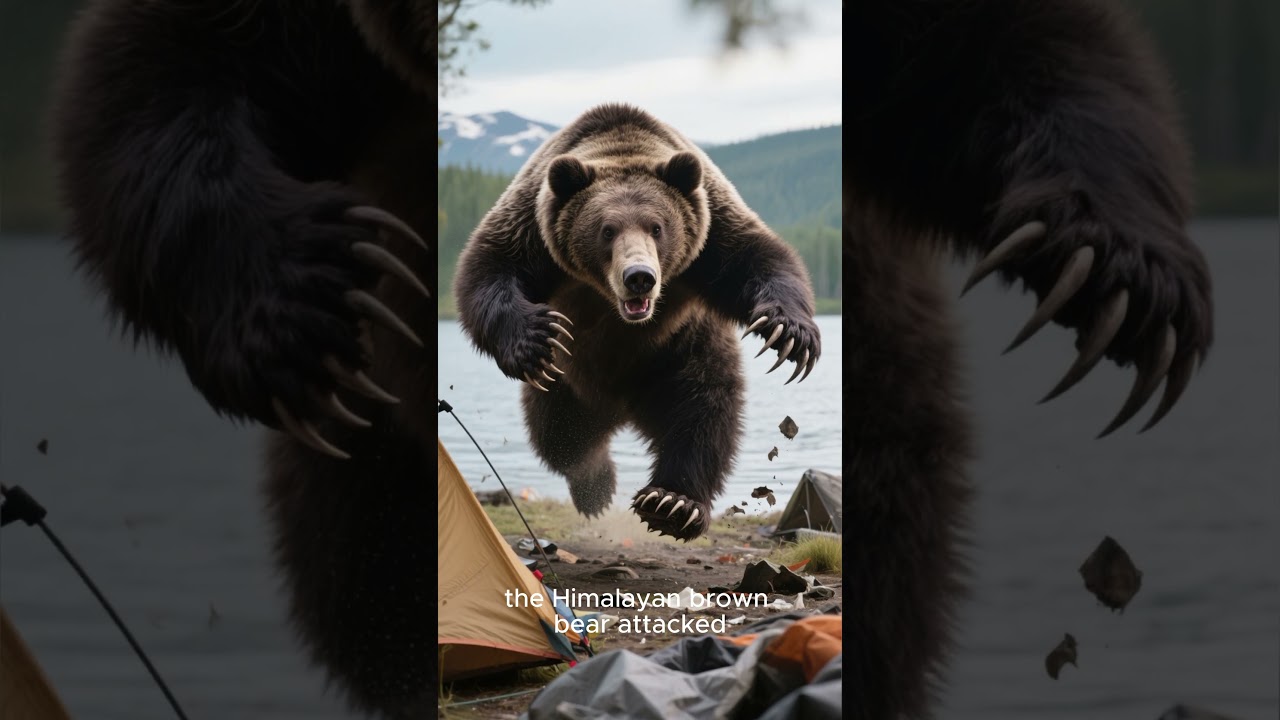 Brown Bear Attacks Girl Singer QB in Deosai &mdash; You Won&rsquo;t Believe How She Survived!🐻😲 #Shorts #bear