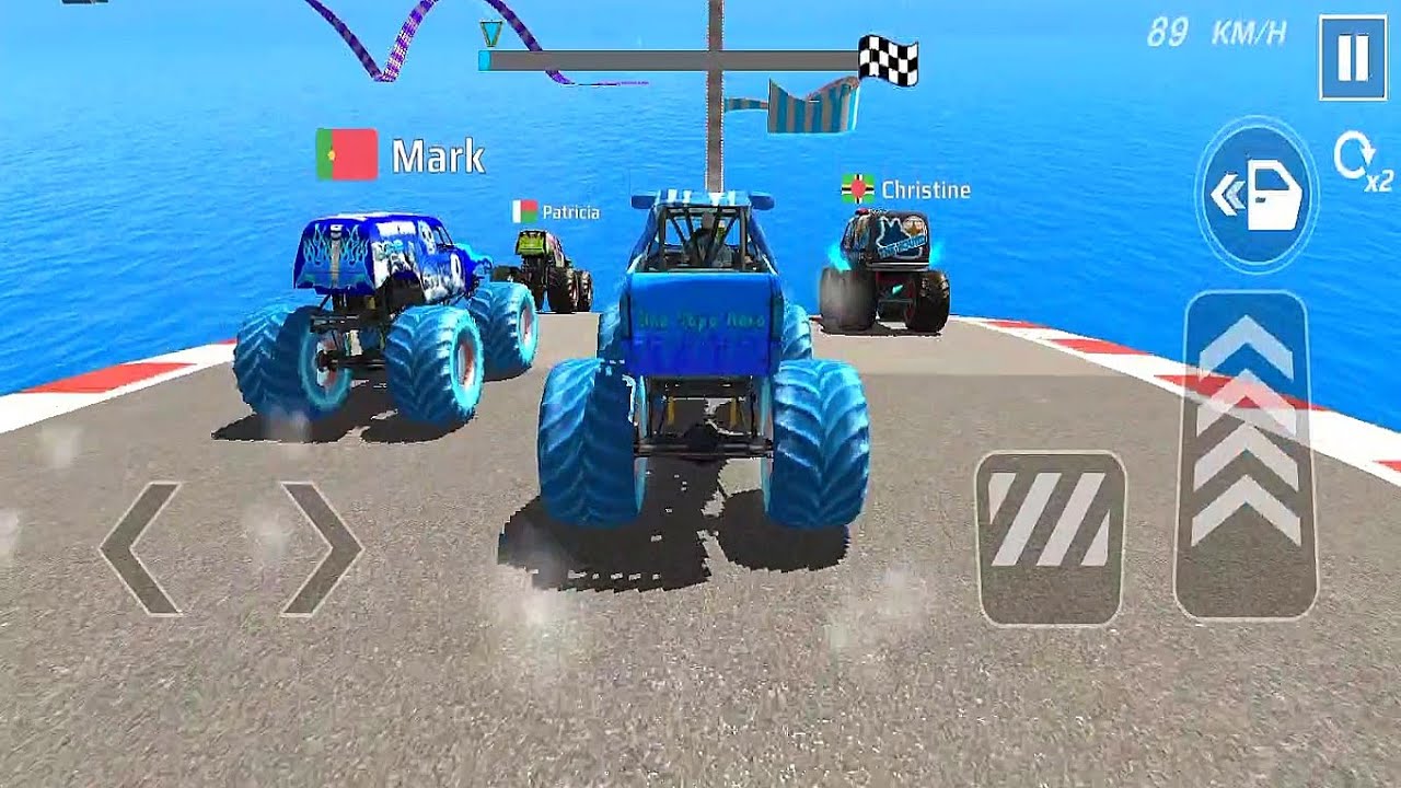 MONSTER TRUCK MEGA RAMP EXTREME RACING Gameplay [Android] - Part 10